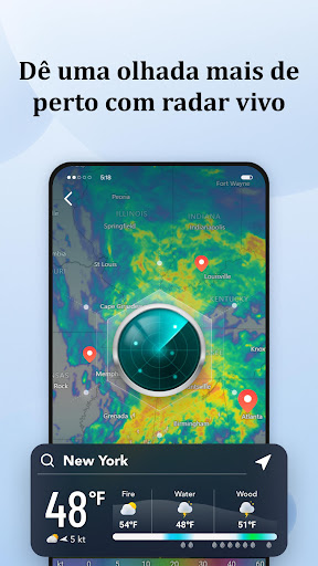 Previsão diária: Tempo e radar para PC