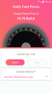 Daily Fuel Price India - Petro para PC