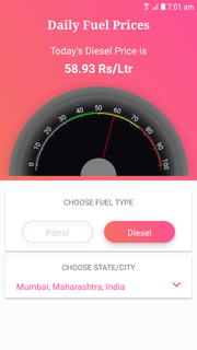 Daily Fuel Price India - Petro para PC