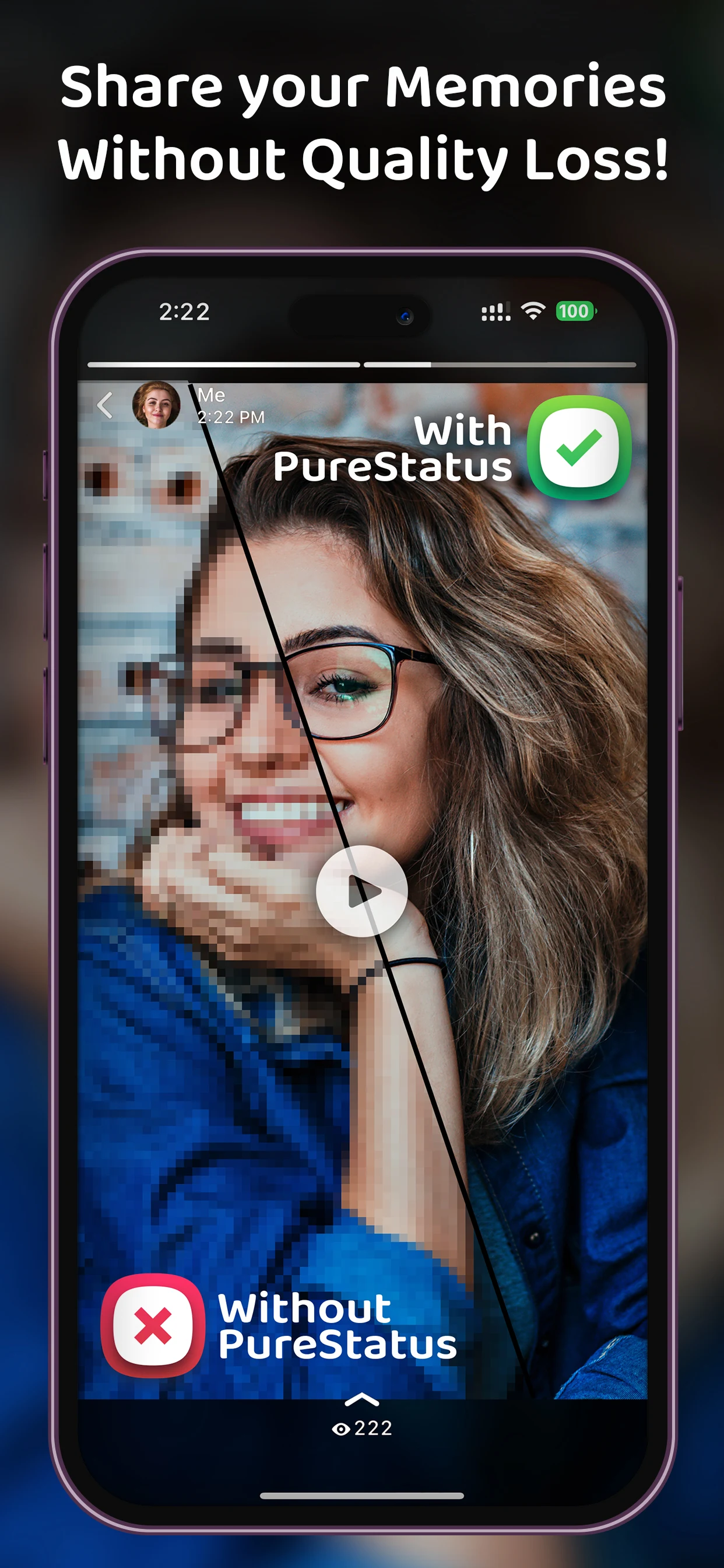 PureStatus: ByeBye Blur Status PC