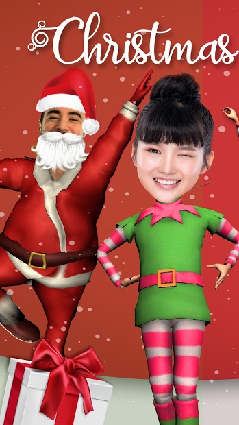 Christmas Dance – Put Your Face in a 3D Video PC