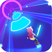 Smash Colors: Neon Cyber Surfer Free Music Game