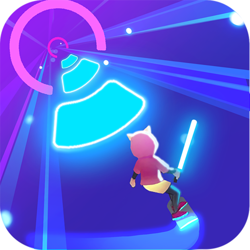 Smash Colors: Neon Cyber Surfer Free Music Game para PC