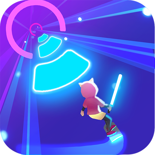 Smash Colors: Free Music Game Neon Cyber Surfer