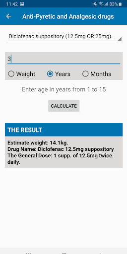 حاسبة جرعة الأطفال الحاسوب