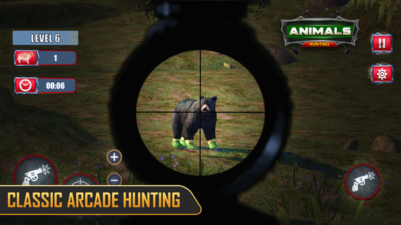 जंगली जानवर शिकार करना खेल PC