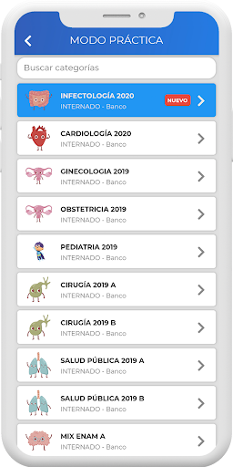 DrQuiz - Exámenes ENAM, RESIDE PC