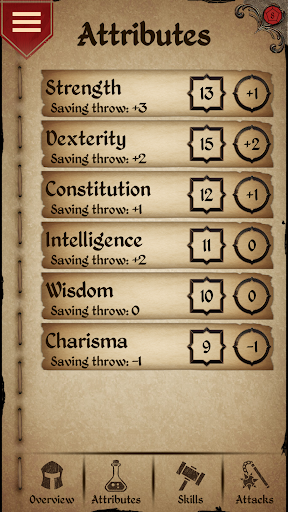 Character Sheet PC
