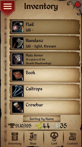Character Sheet PC