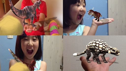 komputer Dinosaur 3D - AR