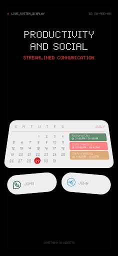 Something OS Widgets پی سی