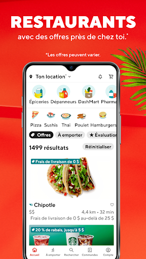 DoorDash - Livraison de repas PC