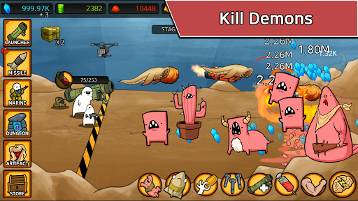 Missile Dude RPG: tocca Tap Missile