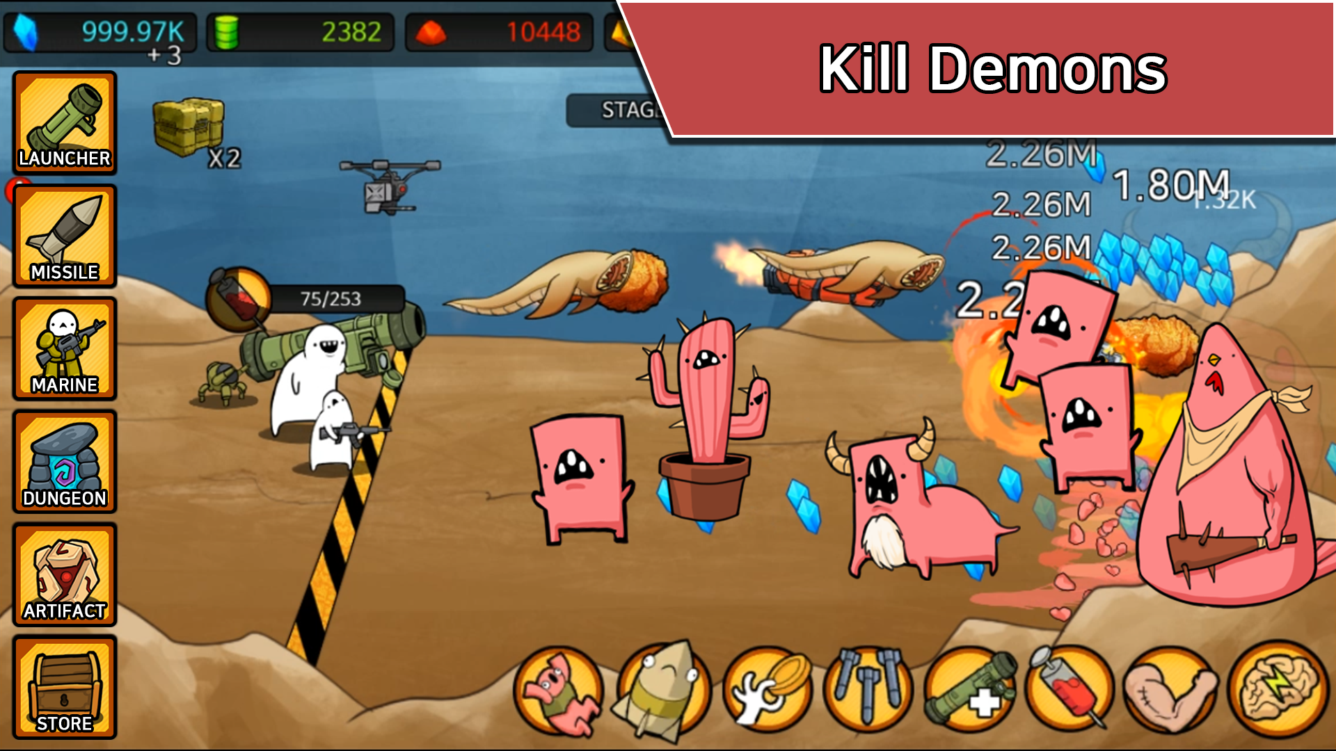 Missile Dude RPG: tocca Tap Missile PC
