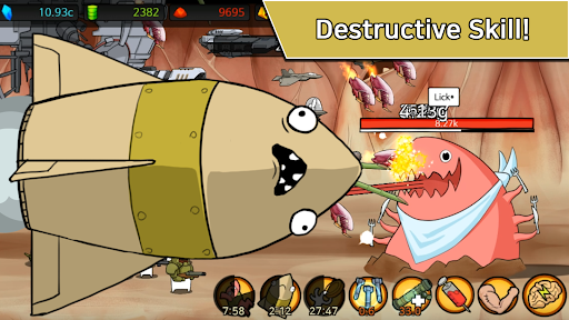 Missile Dude RPG: tocca Tap Missile