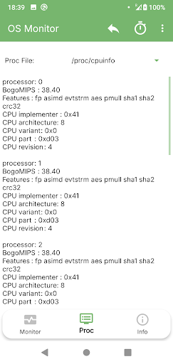 komputer OS Monitor: system manager