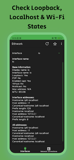 Ethwork: Network interfaces PC