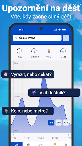 Počasí a radar - dešťový radar PC