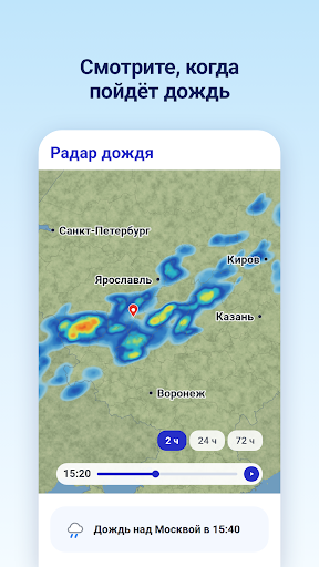 Погода и радар, радар осадков