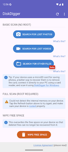 DiskDigger photo/file recovery PC
