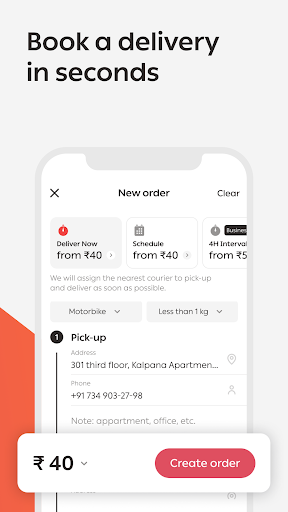 Wefast: Courier Delivery App پی سی