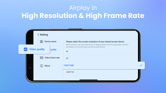 AirCast: AirPlay to Android TV PC