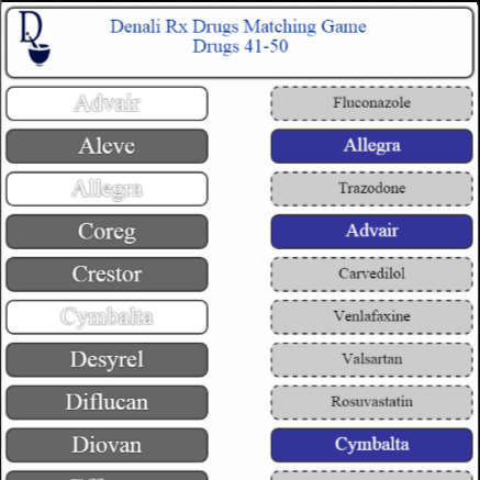 200 Drug Touch Matching Demo