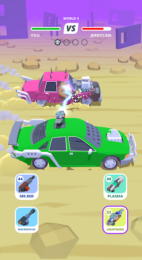 Desert Riders: Car Battle Game