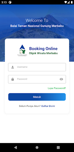 komputer Booking Online Merbabu