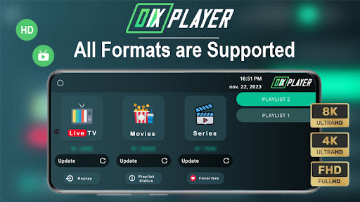 DIXPLAYER - IPTV PLAYER PC