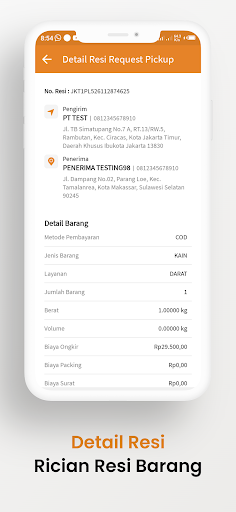 komputer Kurir Apps Indah Logistik