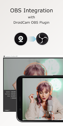 DroidCam Webcam & OBS Camera PC