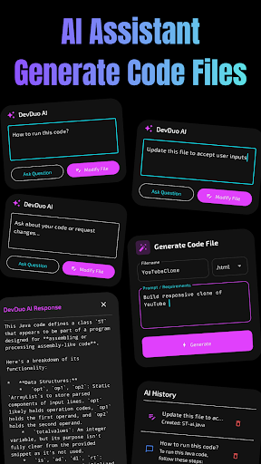 komputer DevDuo IDE: AI Code Editor
