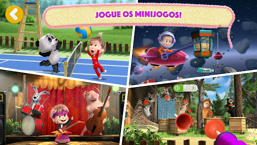 Masha e o Urso: Jogos Infantis para PC