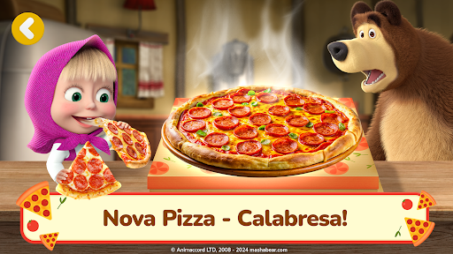 Masha e o Urso: Jogos de Pizza para PC