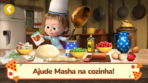 Masha e o Urso: Jogos de Pizza para PC