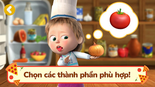 Masha và Gấu: Trò Chơi Pizza!