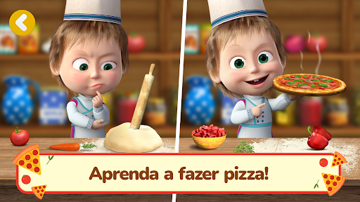 Masha e o Urso: Jogos de Pizza para PC