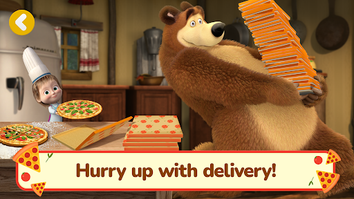 Masha and the Bear Pizza Maker