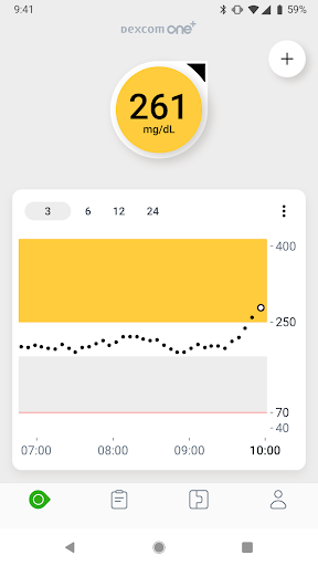 Dexcom ONE+ الحاسوب