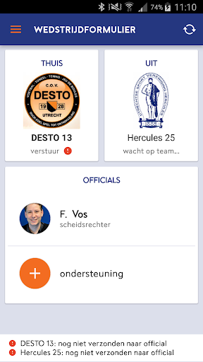 Wedstrijdzaken PC