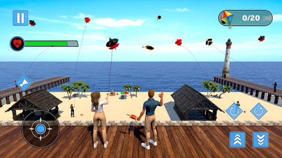 Baixe pipa combate 3D: Kite Game no PC