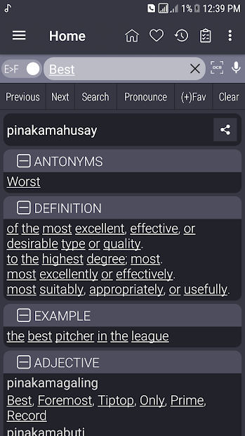 English Filipino Dictionary PC