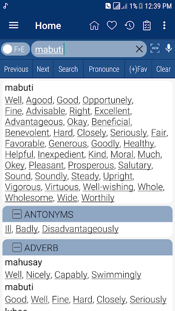 English Filipino Dictionary PC