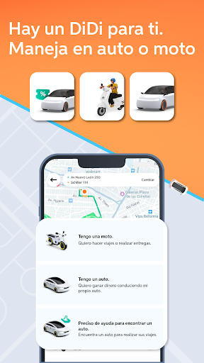 DiDi Conductor: Auto o moto para PC
