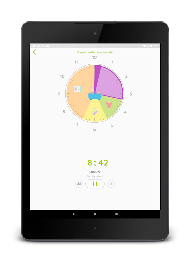 Kids visual task timer