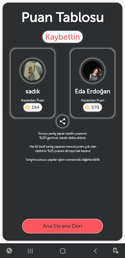 Para Kazan Bilgi Yarışması الحاسوب