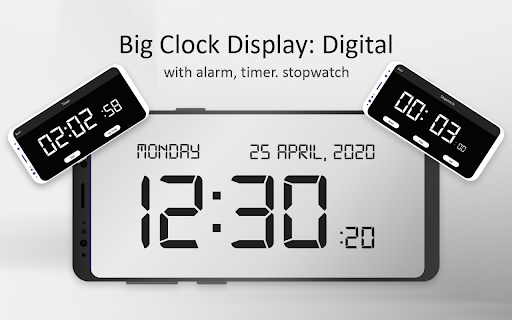 Big Clock Display: Digital PC