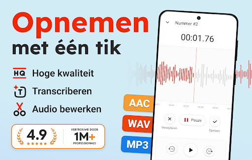 Dictafoon Plus: Spraakrecorder