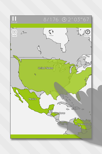 E. Learning World Map Puzzle